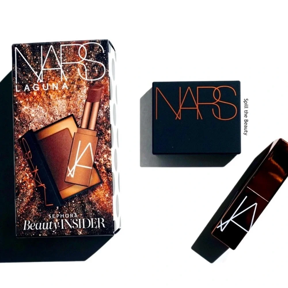 New In Box NARS Laguna Bronzer and Lip Balm Sephora Duo Travel Size Minis